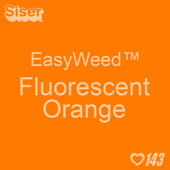 12" x 24" Sheet SiserEasyWeed HTV - Fluorescent Orange