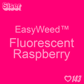EasyWeed HTV: 12" x 5 Foot - Fluorescent Raspberry