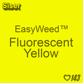 EasyWeed HTV: 12" x 5 Foot - Fluorescent Yellow