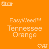 EasyWeed HTV: 12" x 5 Yard - Tennessee Orange