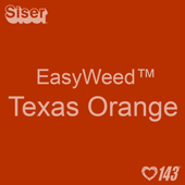 EasyWeed HTV: 12" x 12" - Texas Orange