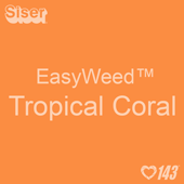 EasyWeed HTV: 12" x 24" - Tropical Coral