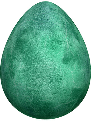 Egg Dyed Green