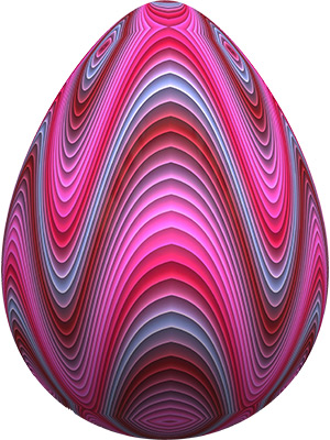 Egg Folded Pink