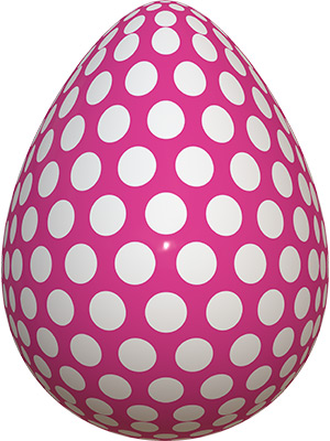 Egg Polka Pink