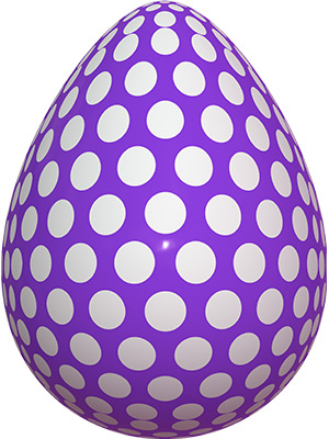 Egg Polka Purple