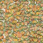 Printed Pattern Vinyl - Glossy - Farmhouse Pumpkins 12" x 24" Sheet