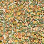 Printed Pattern Vinyl - Glossy - Farmhouse Pumpkins 12" x 24" Sheet