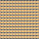 Printed Pattern Vinyl - Glossy - Fall Triangles 12" x 24" Sheet