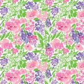 Printed HTV Lilly Roses and Berries Print 12" x 15" Sheet 