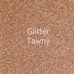 Glitter HTV: 12" x 5 Yard Roll - Tawny