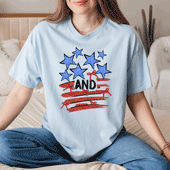 Press Ready Transfer - Glitter Stars and Stripes