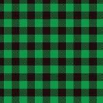 Printed Pattern Vinyl - Green Buffalo Plaid 12" x 24" Sheet