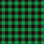 Printed Pattern Vinyl - Green Buffalo Plaid 12" x 24" Sheet