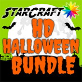 10 Pack StarCraft HD 12" x 12" - Halloween Bundle