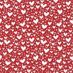 Printed Pattern Vinyl - Glossy - Hearts 12" x 24" Sheet