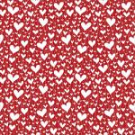 Printed Pattern Vinyl - Glossy - Hearts 12" x 12" Sheet