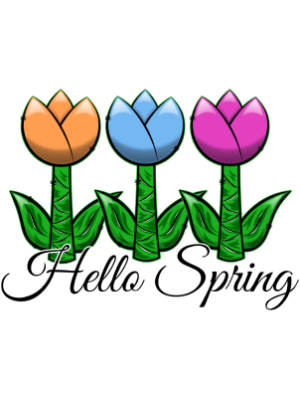 Hello Spring Tulips - 143
