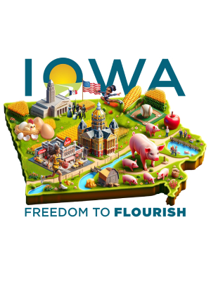 Iowa State Map 143