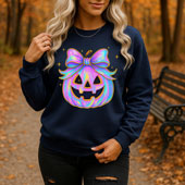 Press Ready Transfer - Iridescent Jack o Lantern
