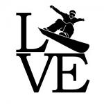 Free Download - Love Snowboarding