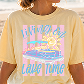Press Ready Transfer - Living on Lake Time