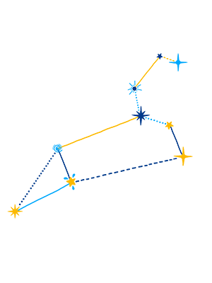 Sketched Constellation - Leo