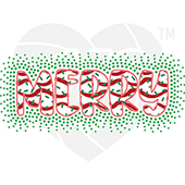 Faux Rhinestone - Merry