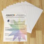 StarCraft  UV Matte Laminate 10 Pack 8.5" x 11" Sheets  