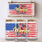 Press Ready UV DTF Decal - 16oz Wrap - Merica