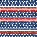 Printed Pattern Vinyl - Glossy - Old Glory Distressed Flag 12" x 24" Sheet