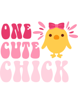 One Cute Chick - Pink - 143