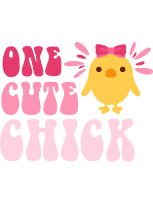 One Cute Chick - Pink - 143