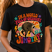Press Ready Transfer - In a World Full of Ordinary Be a Jimothy - Youth