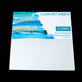 12" x 12" PET Sheets - 25 pack