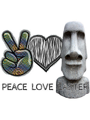 Peace Love Easter Island