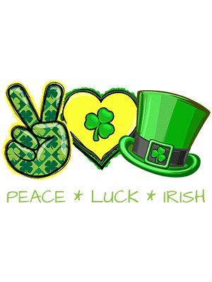 Peace Luck Irish