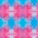 Printed Pattern Vinyl - Pink and Blue Watercolor 12" x 12" Sheet