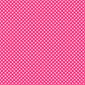Printed Pattern Vinyl - Glossy - Small Very Hot Pink and White Polka Dots 12" x 24" Sheet