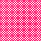 Printed Pattern Vinyl - Glossy - Small Very Hot Pink and White Polka Dots 12" x 24" Sheet