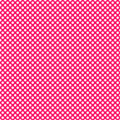 Printed Pattern Vinyl - Glossy - Small Very Hot Pink and White Polka Dots 12" x 12" Sheet