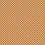 Printed Pattern Vinyl - Glossy - Burnt Orange and White Polka Dots 12" x 24" Sheet