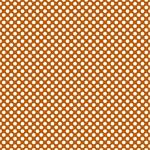 Printed Pattern Vinyl - Glossy - Burnt Orange and White Polka Dots 12" x 24" Sheet