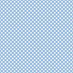 Printed Pattern Vinyl - Light Blue and White Polka Dots 12" x 12" Sheet