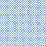 Printed Pattern Vinyl - Glossy - Light Blue and White Polka Dots 12" x 24" Sheet