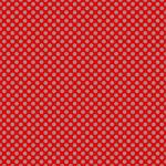Printed Pattern Vinyl - Glossy - Red and Grey Polka Dots 12" x 24" Sheet