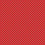 Printed Pattern Vinyl - Glossy - Red and Grey Polka Dots 12" x 12" Sheet