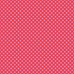 Printed Pattern Vinyl - Glossy - Red with Pink Polka Dots 12" x 12" Sheet