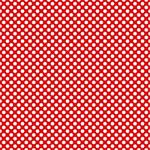 Printed Pattern Vinyl - Glossy - Red and White Polka Dots 12" x 12" Sheet