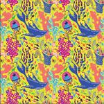 Printed Pattern Vinyl - Glossy - Psychedelic Ocean Small 12" x 12" Sheet